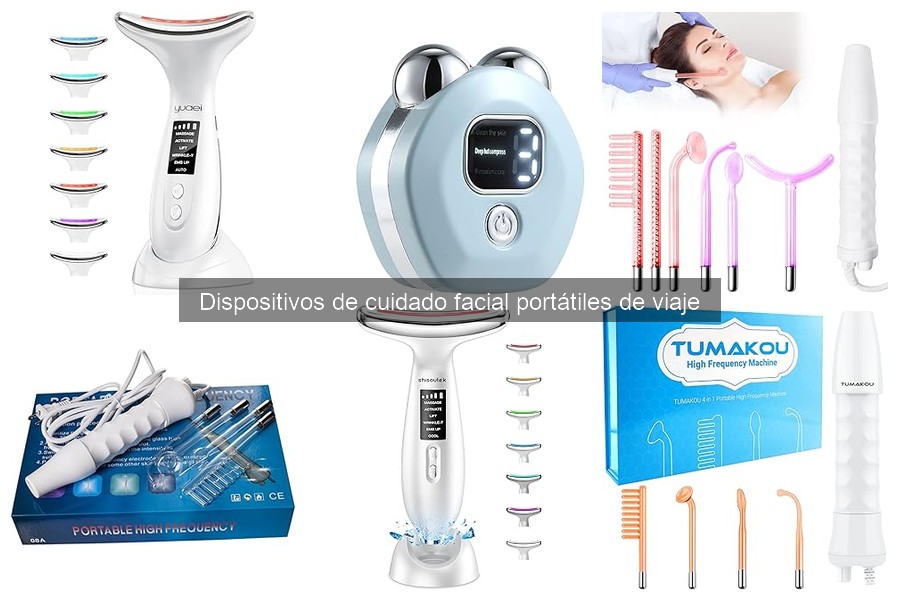 Tipos de dispositivos de cuidado facial portátiles