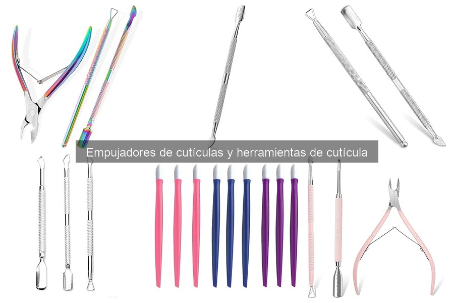 Tipos de empujadores de cutículas: metálicos, plásticos y más
