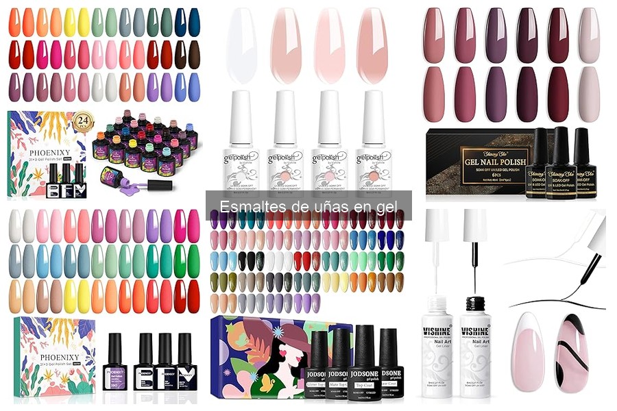 Tipos de esmaltes de uñas en gel: Guía completa