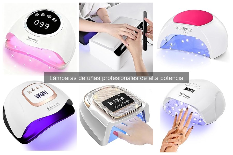 Tipos de lámparas de uñas profesionales y sus características