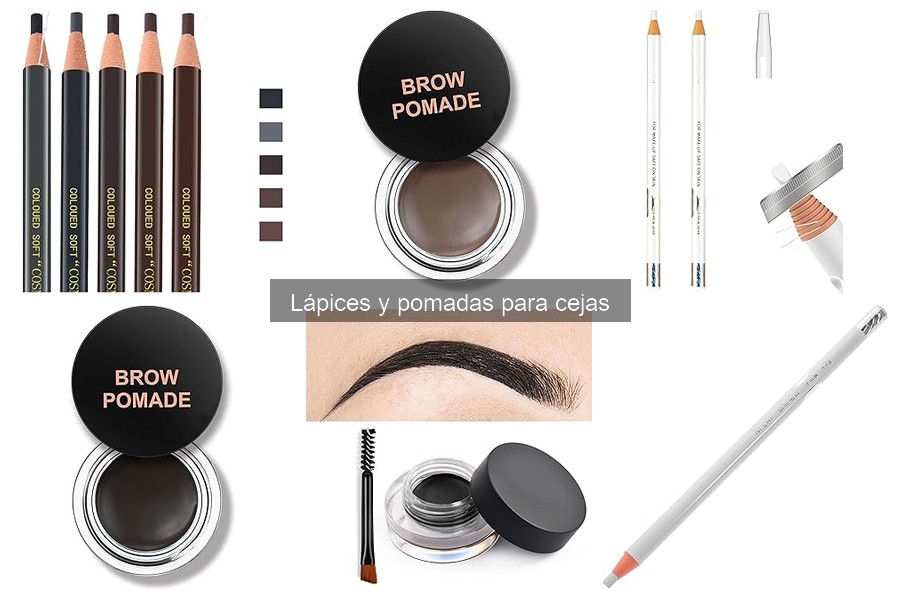Tipos de lápices y pomadas para cejas: guía y diferencias