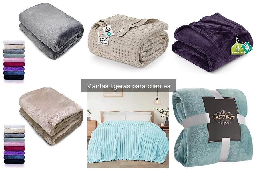 Tipos de mantas ligeras: materiales y ventajas