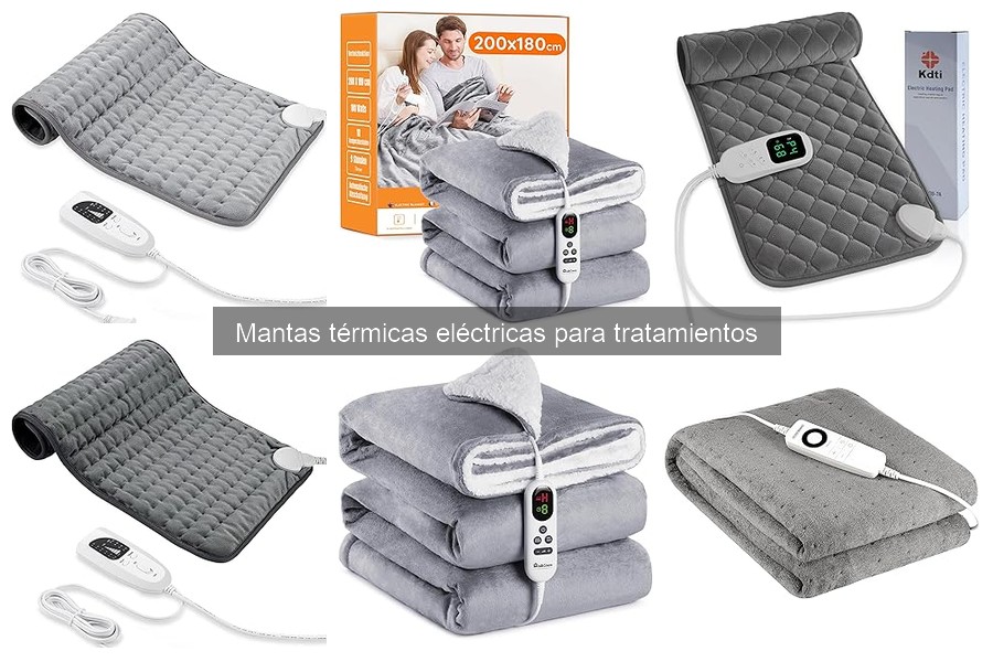 Tipos de mantas térmicas eléctricas para tratamientos
