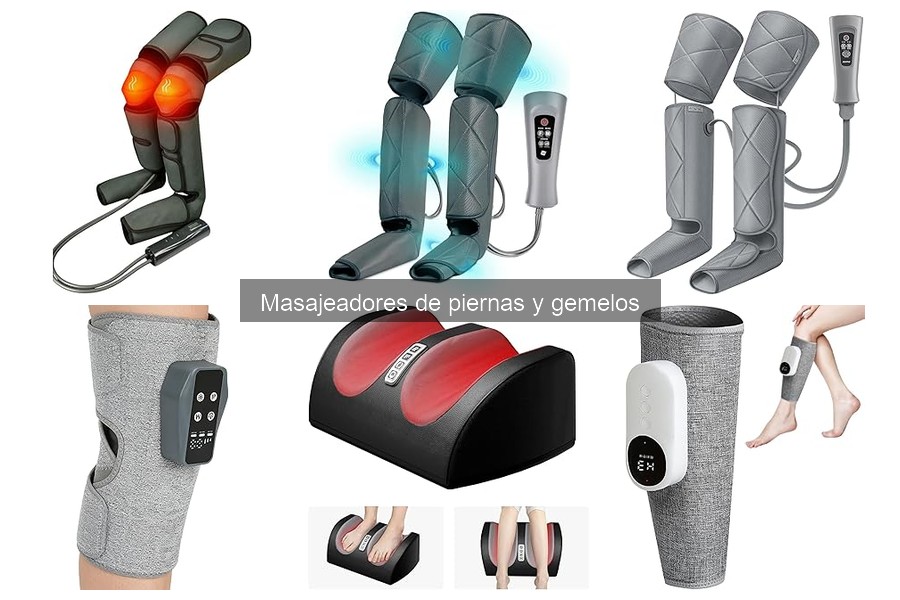 Tipos de masajeadores de piernas y gemelos: guía completa