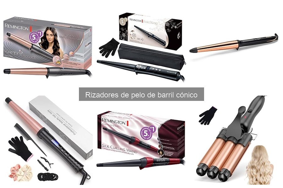 Tipos de rizadores de pelo de barril cónico para tus peinados