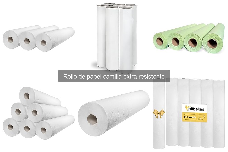 Tipos de rollos de papel camilla extra resistente