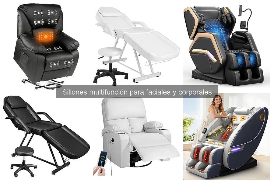 Tipos de sillones multifuncionales para estética: guía completa