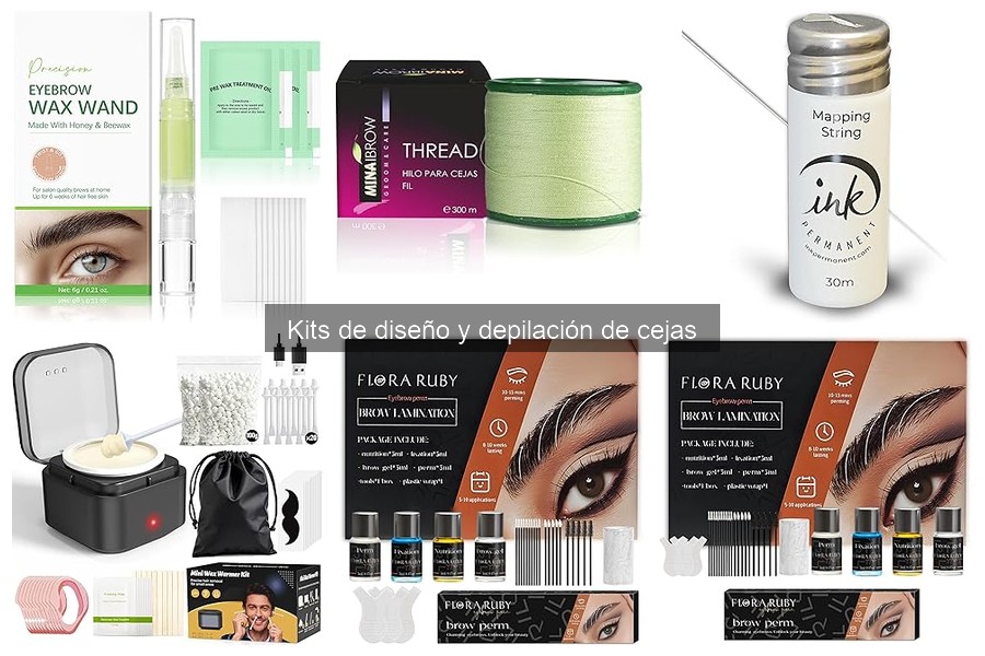 Todo sobre Kits de Diseño y Depilación de Cejas