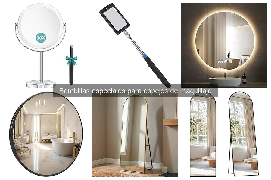 Ventajas de usar bombillas LED en espejos de maquillaje