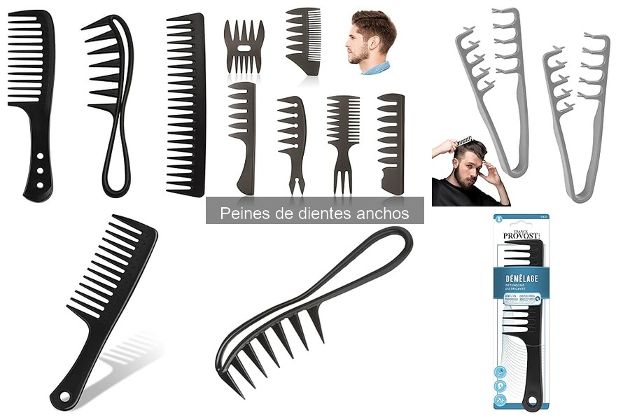 Ventajas de usar peines de dientes anchos para tu cabello