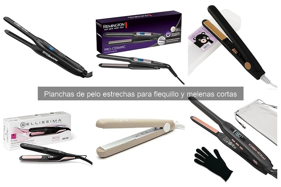 Ventajas de Usar Planchas de Pelo Estrechas para Flequillos