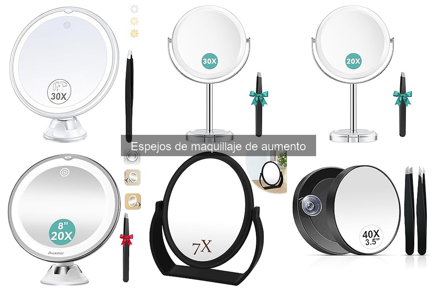 Ventajas y desventajas de los espejos de maquillaje de aumento