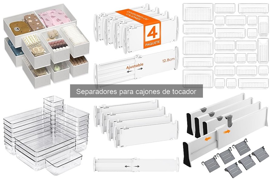 Ventajas y desventajas de los separadores para cajones de tocador