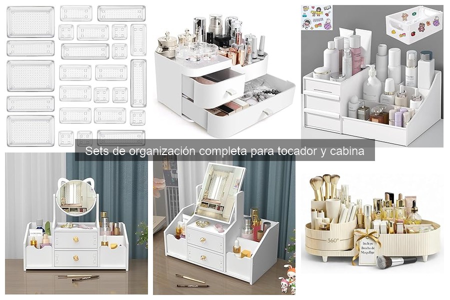 Ventajas y desventajas de los sets de organización para tocador
