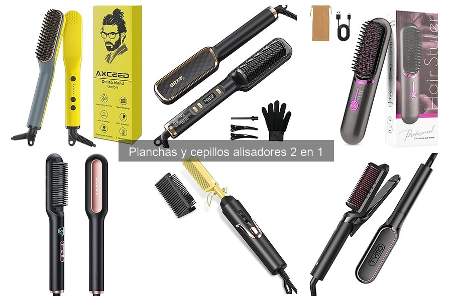 Ventajas y desventajas de planchas y cepillos alisadores 2 en 1